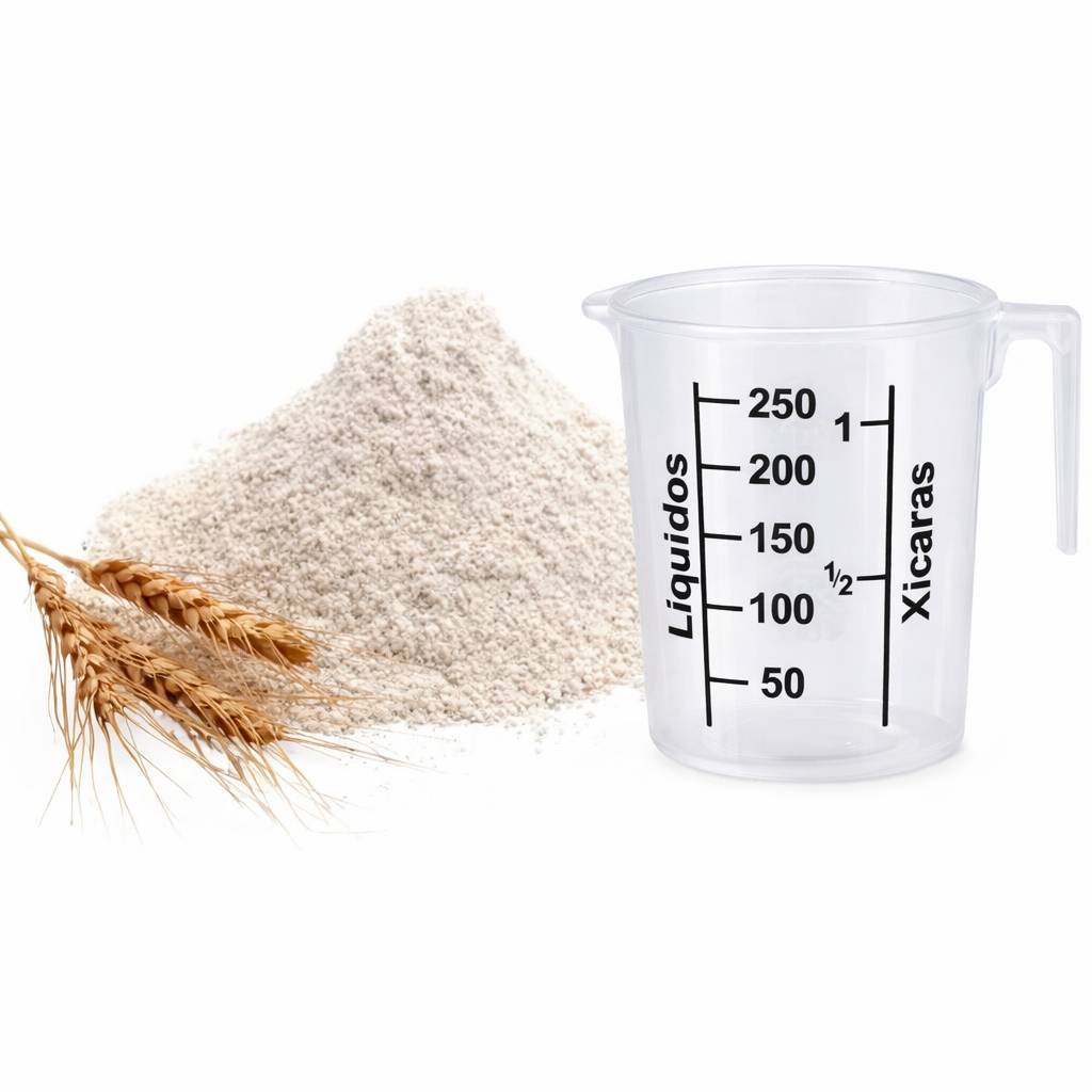 Kit Jarra Medidora Graduada 250 ml Cozinha Padaria Bpafree Microondas Freezer_cozinha Panificadora