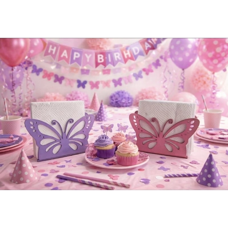 Porta Guardanapo Borboleta em Mdf em Oferta na Shopee