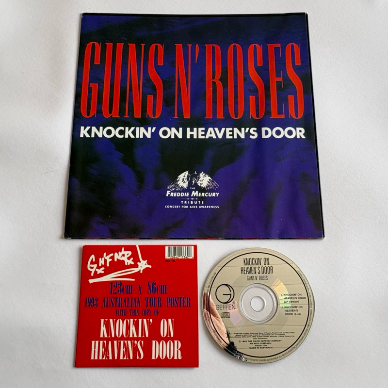 Guns N' Roses Knockin' On Heaven's Door Cd Single Austrália