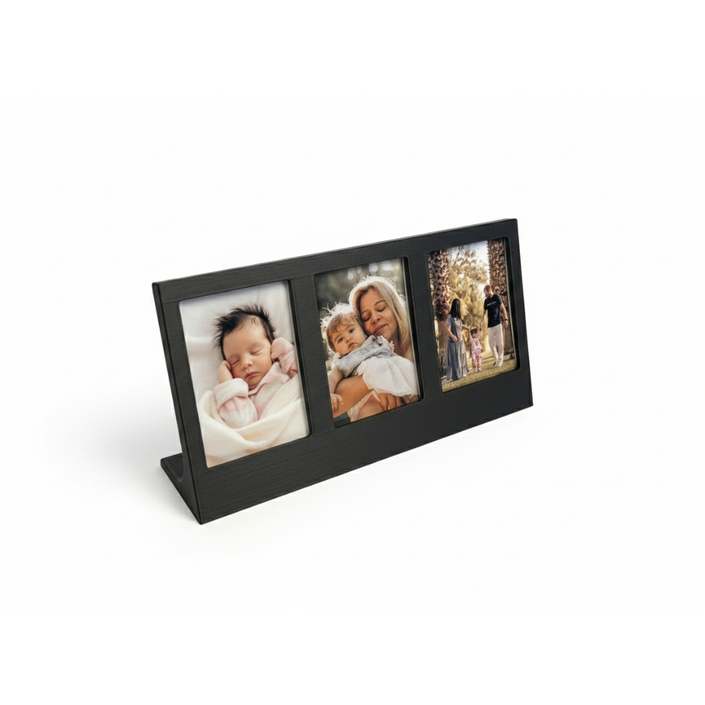 Porta Retrato Triplo para Instax Mini - Fotos 8x5 em Oferta na Shopee