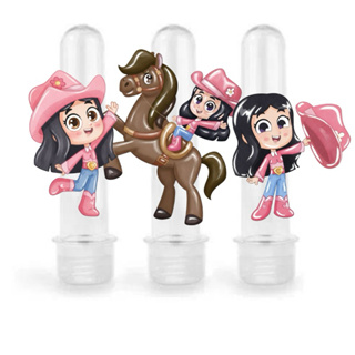 Aplique Tag 8cm Turma da Boiadeirinha Para Tubete Personalizado para Festa Infantil Aniversário em Oferta na Shopee