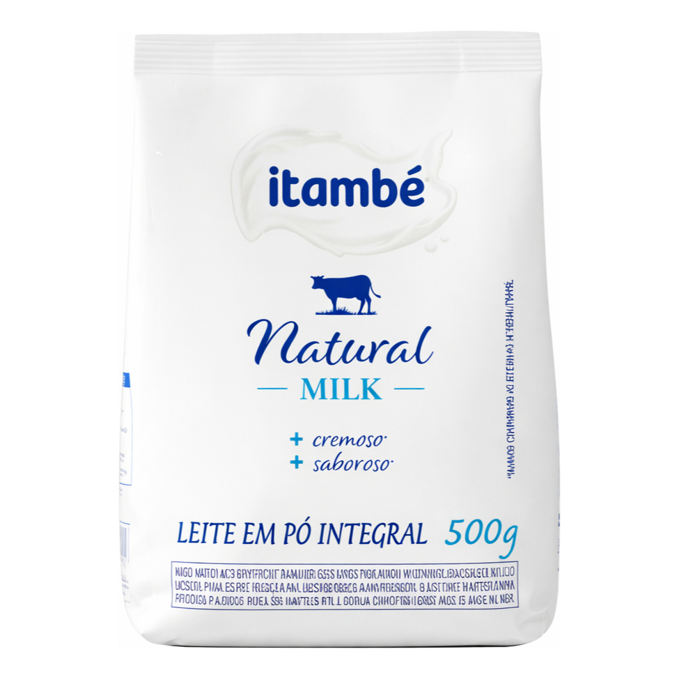 Leite Em Pó Itambé Natural Milk Integral 500g
