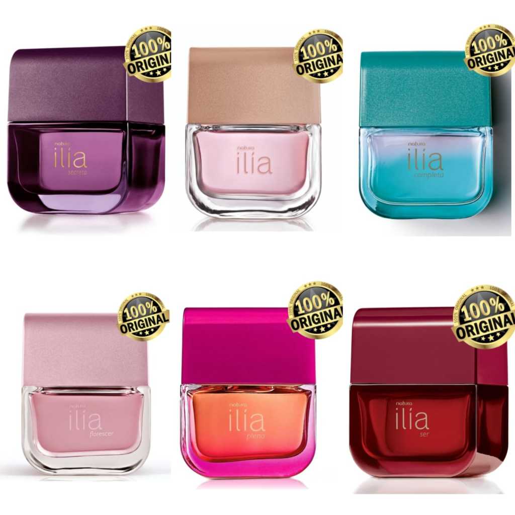 Ilia Natura 50ml (tradicional, secreto, florescer, plena, completa, ser, flor de laranjeira, laços) em Oferta na Shopee