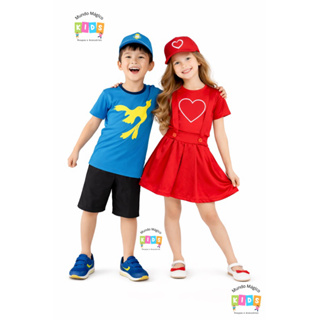 Fantasia gi aventureira menina ou lucas neto Menino infantil com boné Carnaval aniversário em Oferta na Shopee