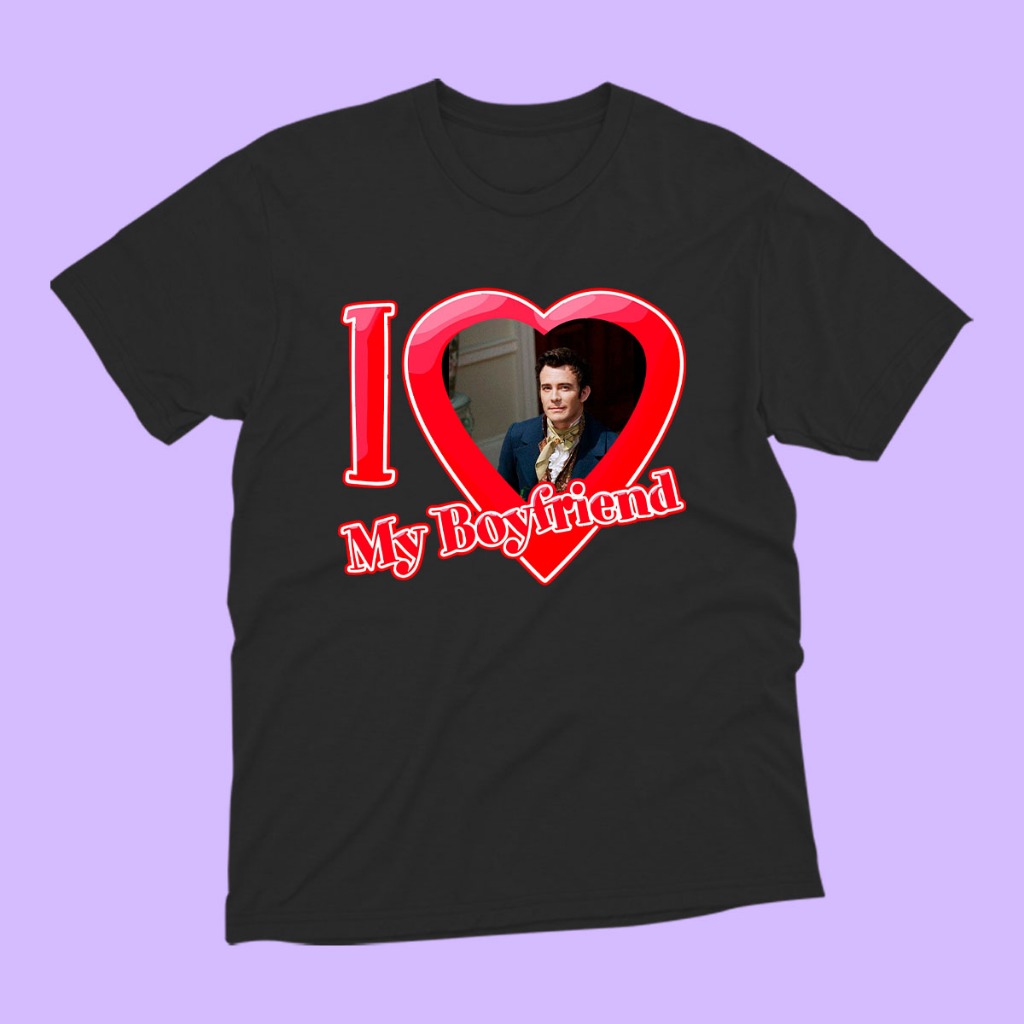Camiseta I Love My Boyfriend - Benedict (Seriado Abelha) 100% Algodão Unissex