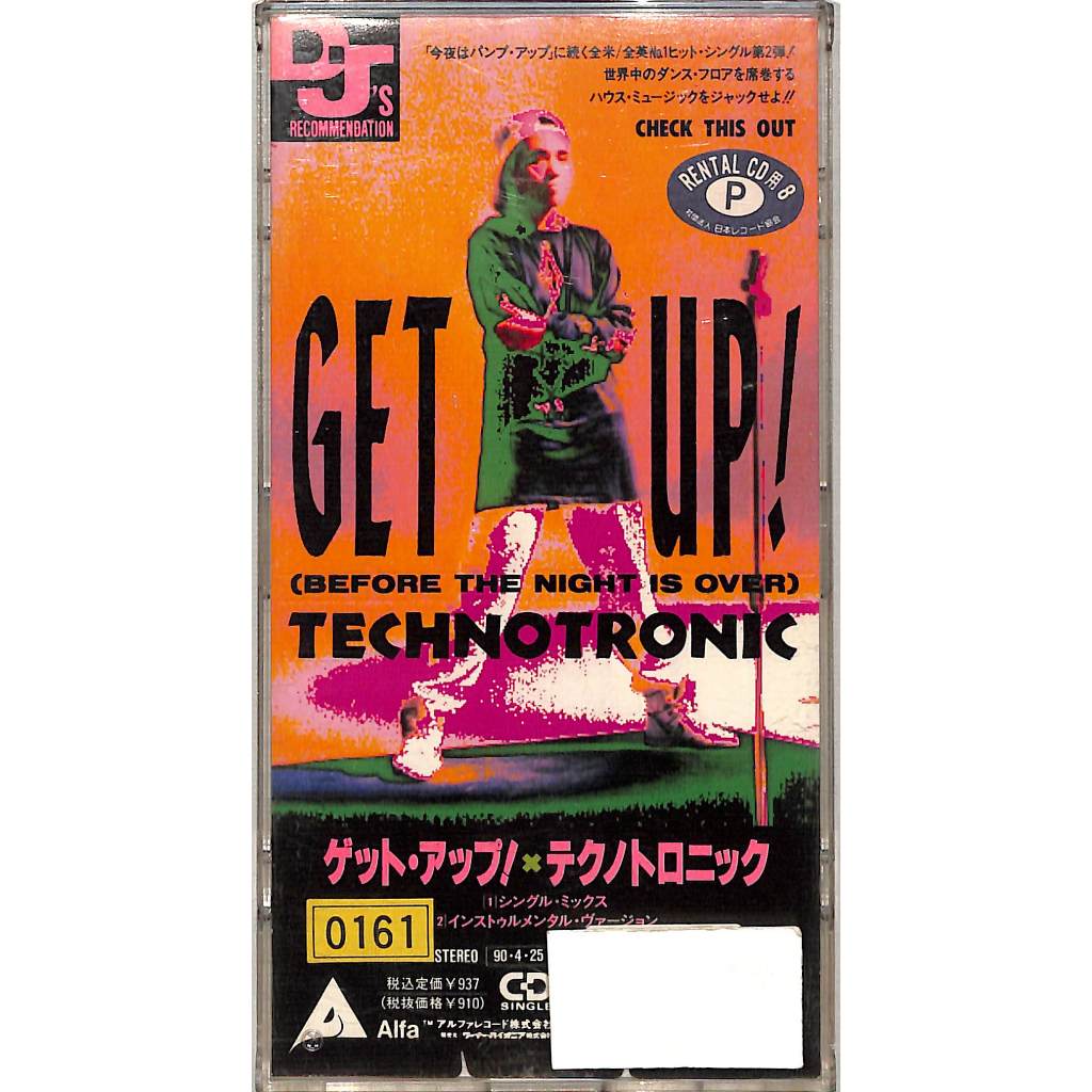 Technotronic Get Up (before The Night Is Over) - Mini Cd Imp