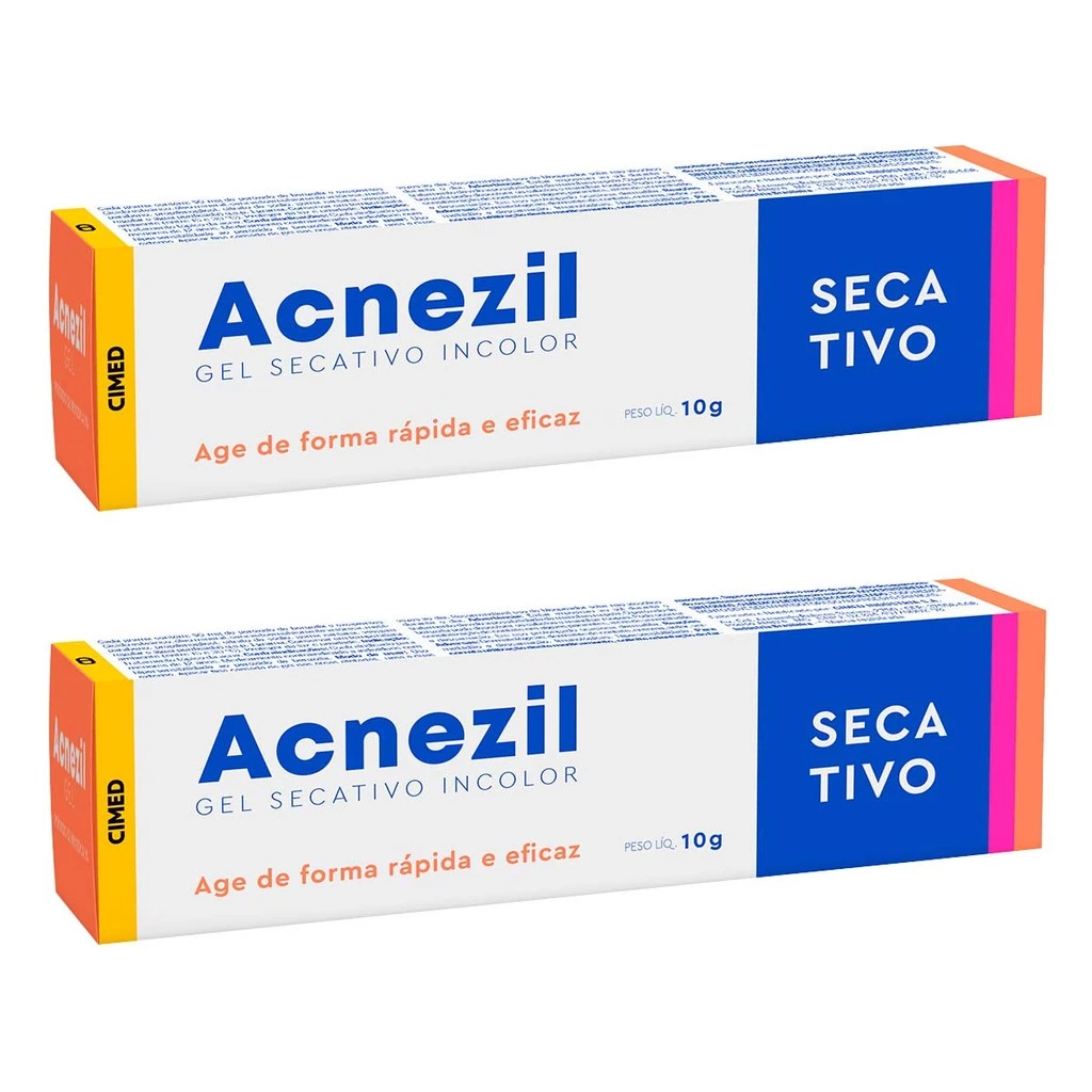 Kit 2 und Acnezil Gel Secativo 10g