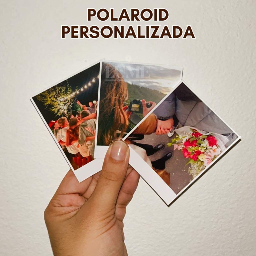 Fotos Polaroid Personalizadas | Presente, Lembrança, Decoração | Kit 10 a 40 Unid. | Qualidade Premium Mini Foto