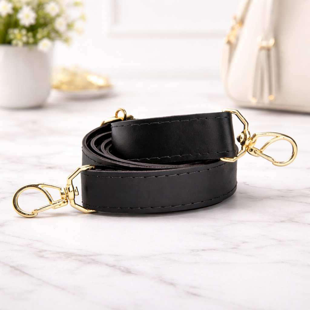 Alça Avulsa para Bolsa Ajustável com Mosquetão Dourado | Transversal e Ombro | Várias Cores