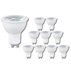 kit 10 Lampada dicroica led 4,8w/7w mr16 gu10 3000k 4000k 6000k para spot Bivolt