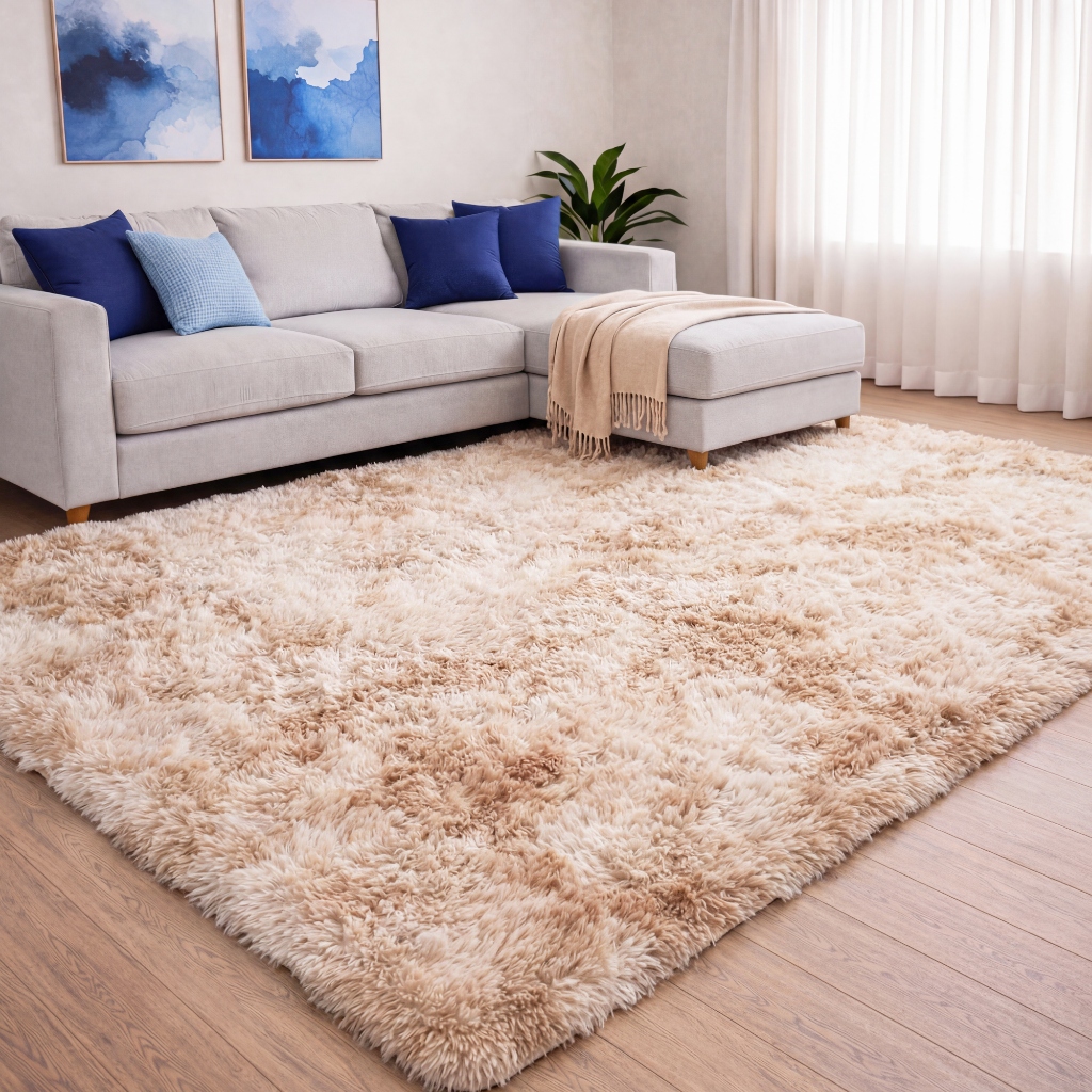 Tapete Sala 2,00x2,50 Peludo 4 Cm De Altura Shaggy Sala Quarto em Oferta na Shopee