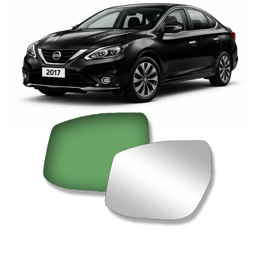 Refil Espelho Retrovisor Sentra 2013 a 2018 Sem Base
