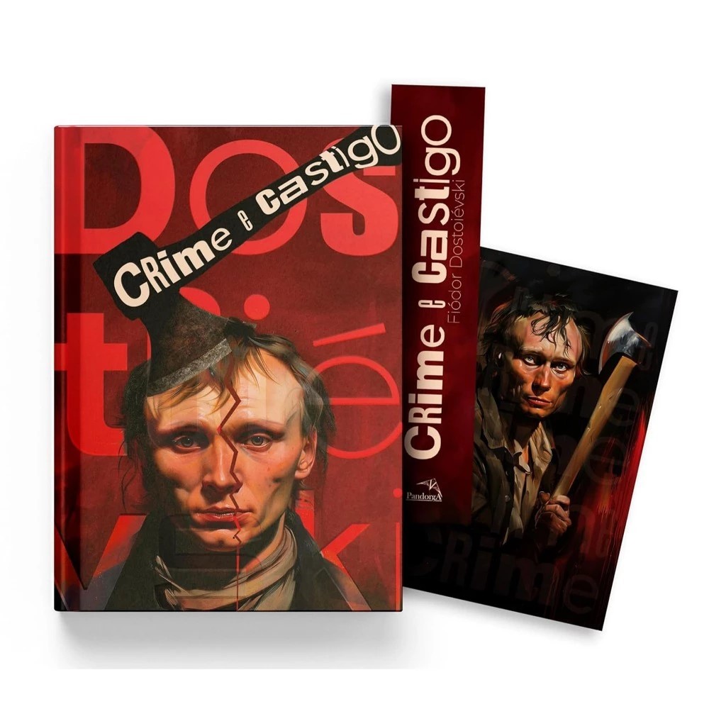 Crime e Castigo Edição de Colecionador Capa Dura, Ilustrações, Tradução Direta do Russo