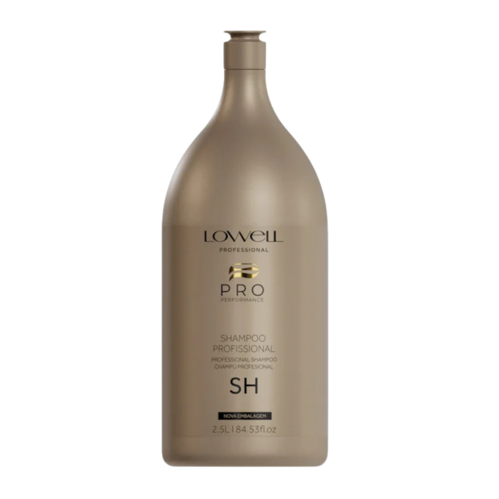 Shampoo Profissional Lowell Pro Performance 2,5L – Limpeza Eficiente, Alto Rendimento e Resultado de Salão