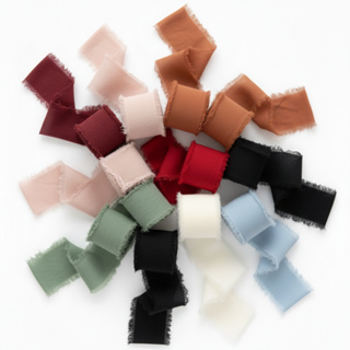 Fita Chiffon Para Caixa de Padrinhos  Para Convite Batizado E Lembrancinhas em Oferta na Shopee