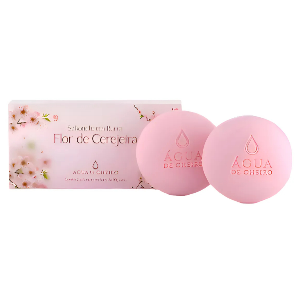 Sabonete Em Barra Flor De Cerejeira 90 Gr Agua De Cheiro