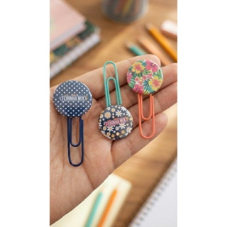 Clips Decorados Fofos 25mm | Marcador de Página Planner e Agenda | Papelaria Criativa em Oferta na Shopee