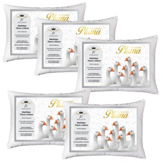 Travesseiros Penas e Plumas De Ganso 70x50 Antialérgico Antiácaro Extra Macio em Oferta na Shopee