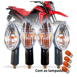 4 Pisca Seta com lampada Nxr Bros 160 Cg Titan em Oferta na Shopee