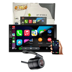 Multimídia Tela 7p 2din Octacore 128gb + Câmera De Ré H-tech