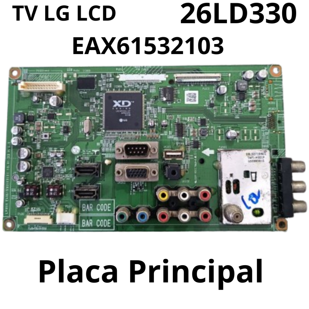 3028 Placa Principal para tv LCD LG Modelo: 26LD330