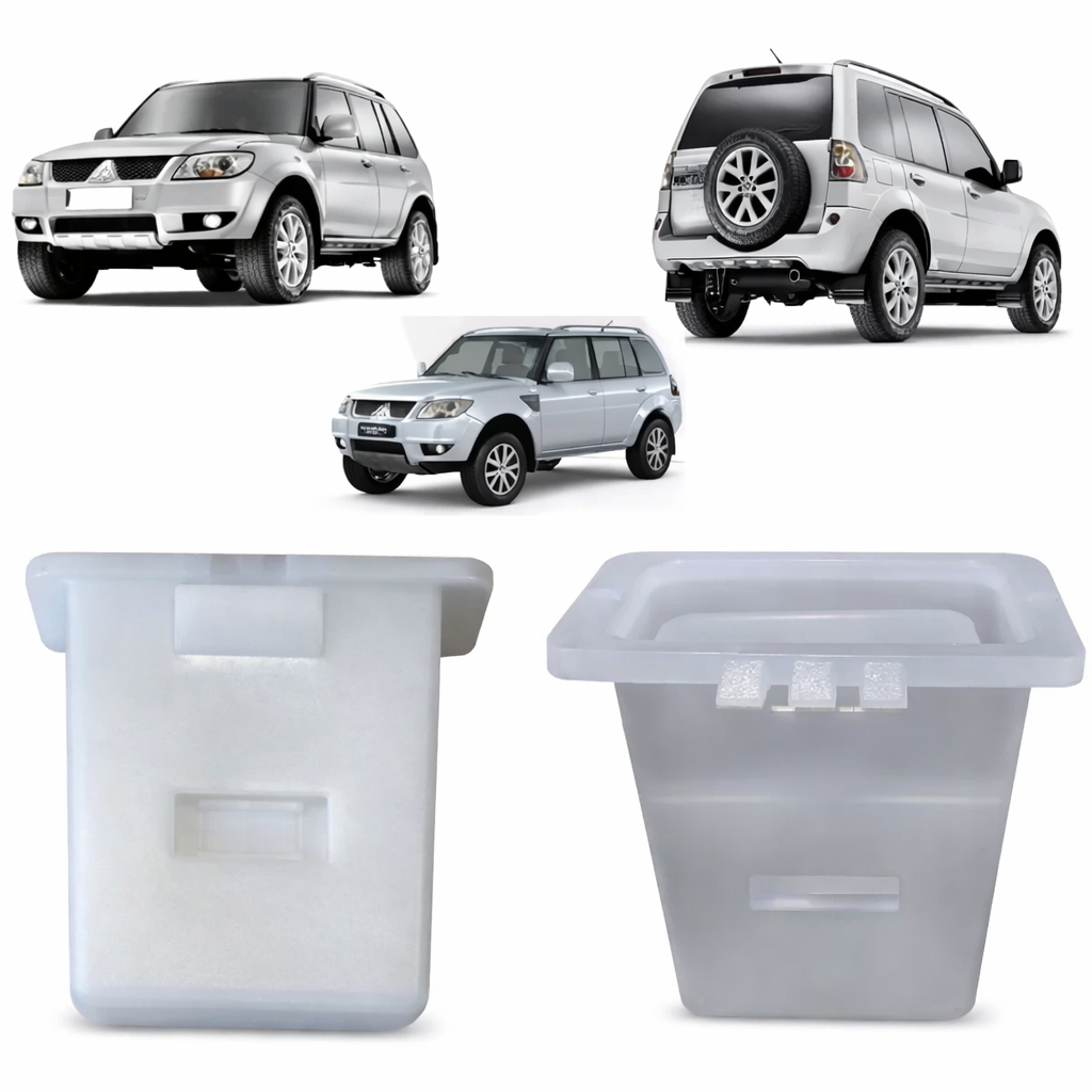 2 Travas Bucha Inferior Assento Banco Traseiro Pajero Tr4 Mr562168
