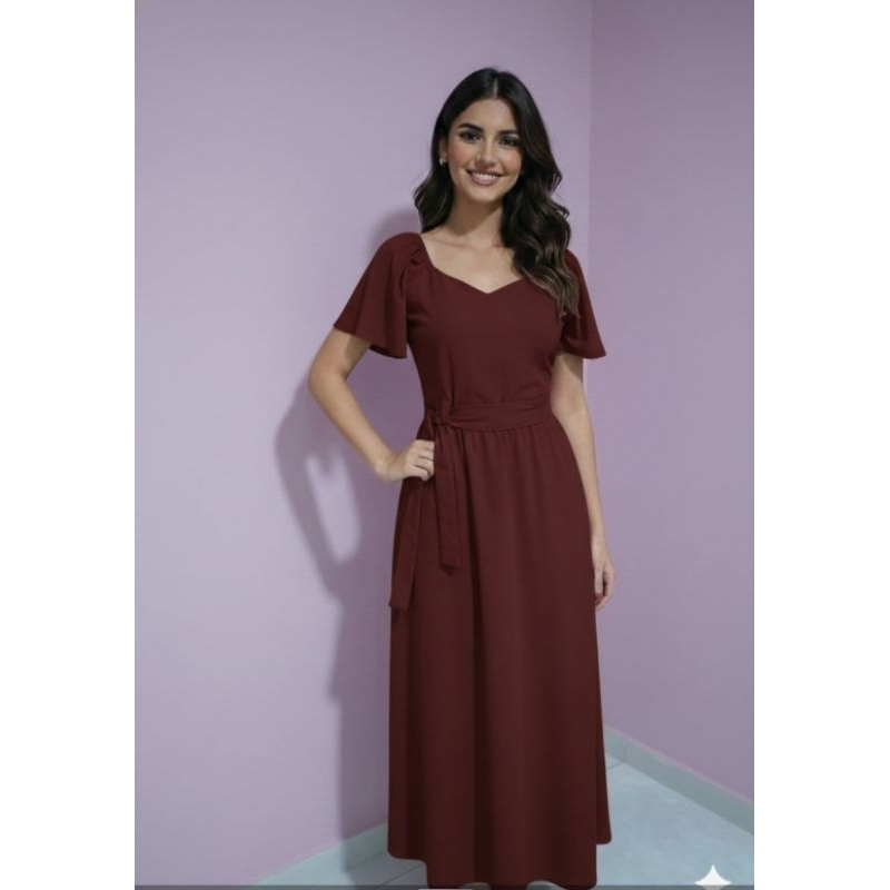 Vestido Para Meninas Godê Longo estampado Infantojuvenil Adolescentes Confortável Durável Para Festas Moda em Oferta na Shopee