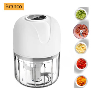 1 Pc Mini Processador Triturador Sem Fio Elétrico 250ML De Alimentos Para Legumes Alho Ge…