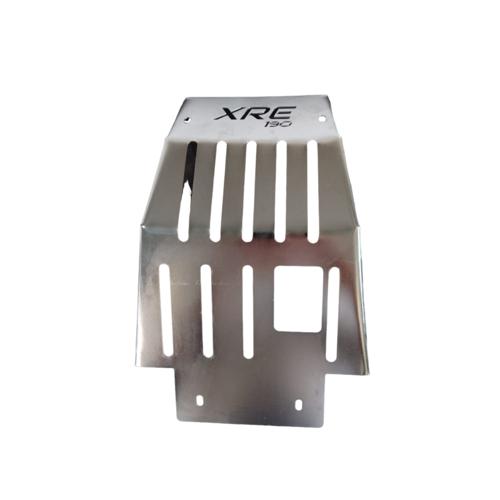 Protetor Carter Motor Aço xre 190  + parafusos em Oferta na Shopee