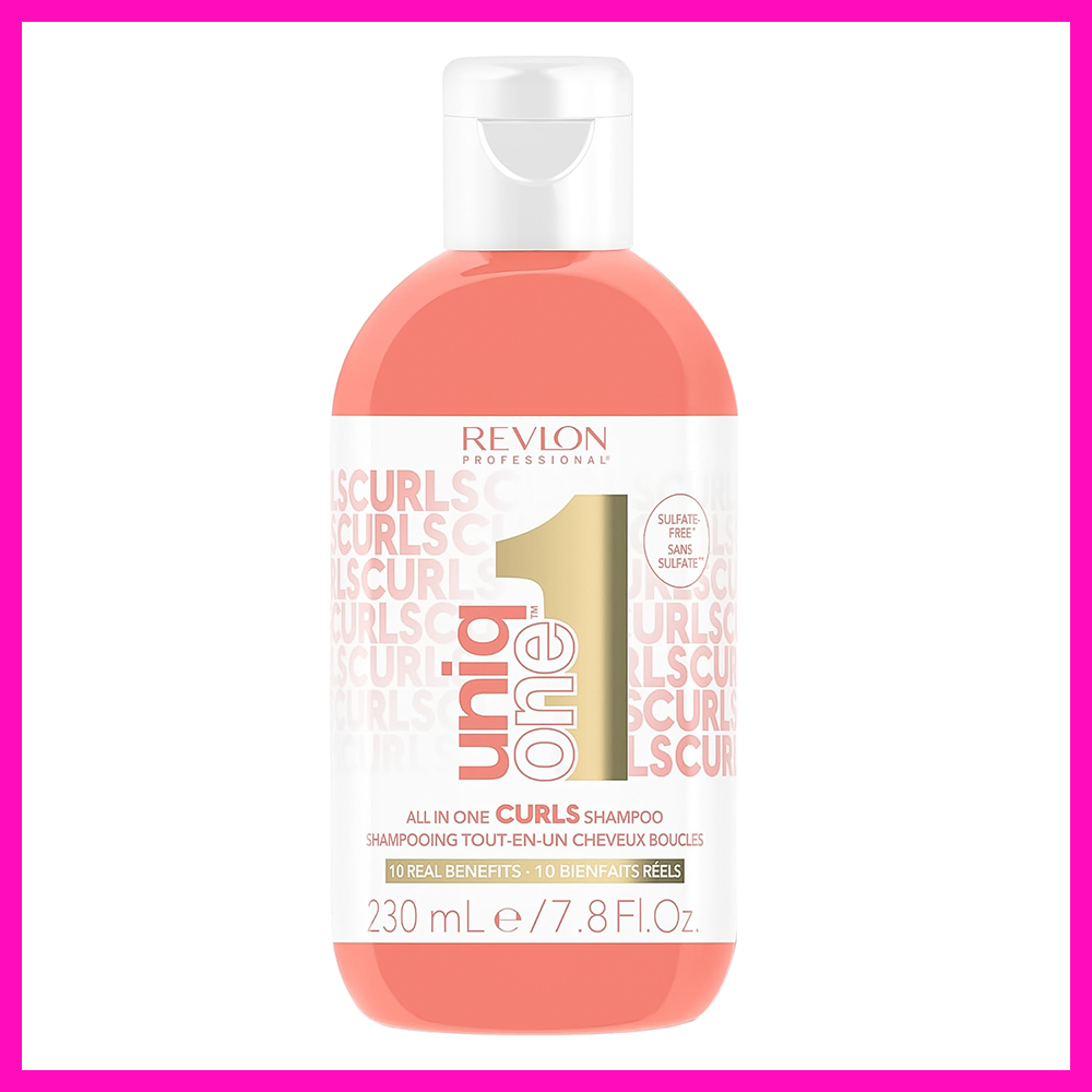 Revlon Uniq One Shampoo Curls 230ml (Cachos lindos com este shampoo que define os cachos.)