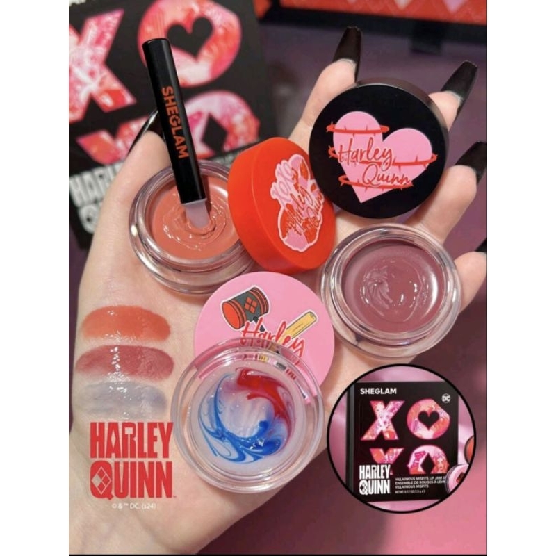 Kit Lip Jam Sheglam X Harley Quinn Arlequina Edição Limitada