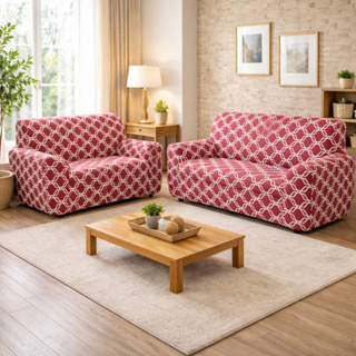 Capa de Sofá Coladinha 3x2 Lugares Estampada Malha Gel Premium Ajuste Perfeito Proteção Total em Oferta na Shopee