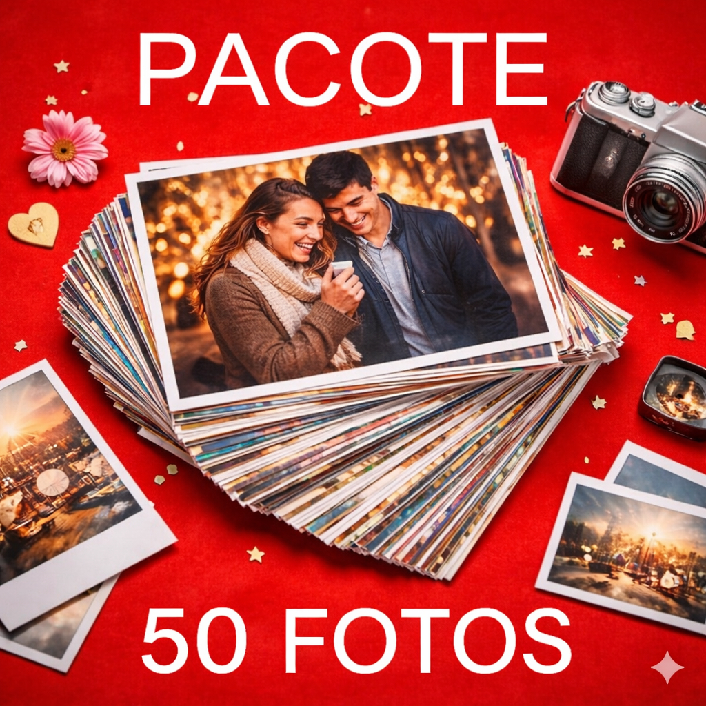 kit 50 fotos alta resolução 10x15  porta retrato