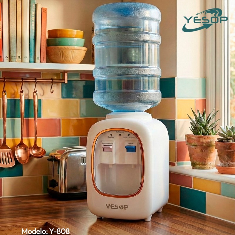 YESOP Bebedouro de Mesa Elétrico Refrigerado para Garrafão 10L/20L Bivolt (127V/220V) Branco em Oferta na Shopee