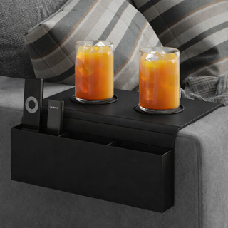 Esteira Porta Controle Copo Mdf Apoio Braço Sofá Madeira em Oferta na Shopee