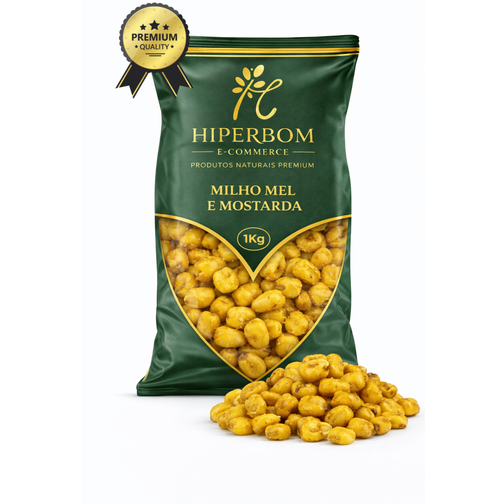 Milho Mostarda e Mel Premium Milho Espanhol Torrado 1kg