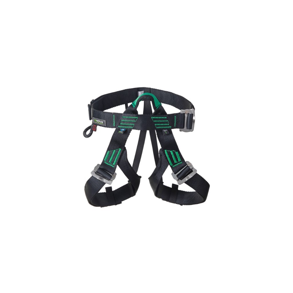 Cadeirinha Rapel Slim Innova Safety Inox UIAA Escalada Tirolesa Arvorismo EPI Leve Alta Resistência NFC