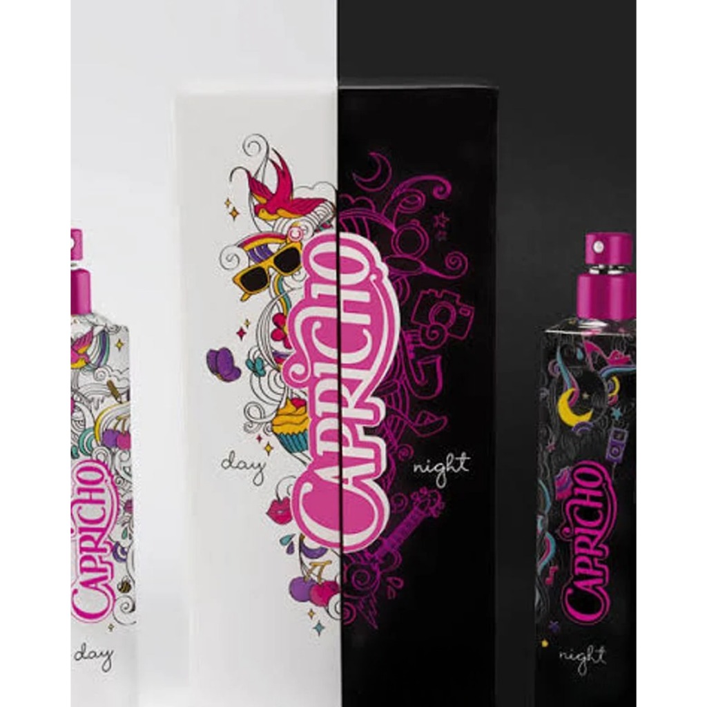 Kit C/2 Perfumes Capricho Day & Night 100ml