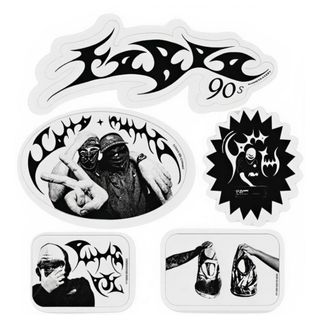 Kit 5 Adesivos Puma PJL Febre 90s – Stickers Papel Adesivo para Celular, Notebook, Caderno, Parede e Decoração Street