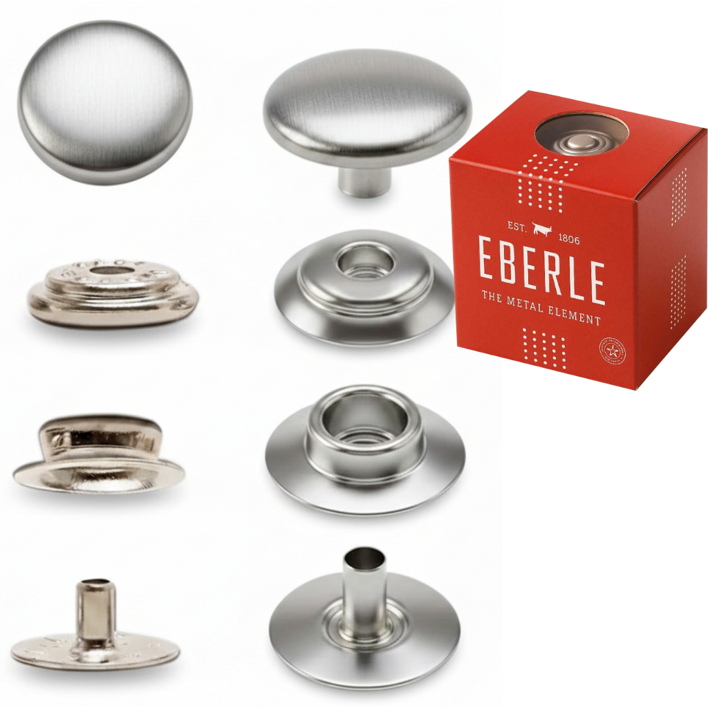 Botão Pressão Eberle 7130/80  (Caixa 200UN) e ( Caixa 100UN) BT7.130.80.6FHT