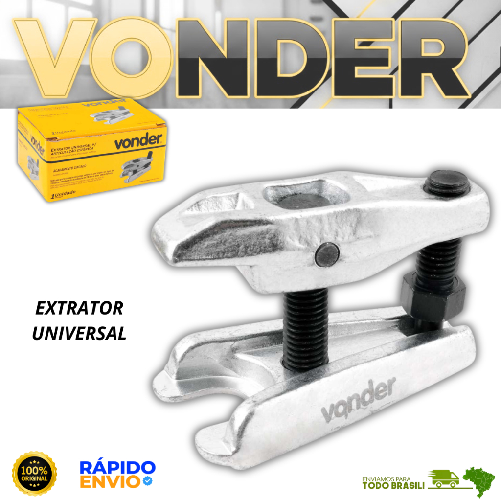 Extrator Universal Para Juntas Articulação Esférica Veículos Vonder Resistente Aço Carbono Oferta