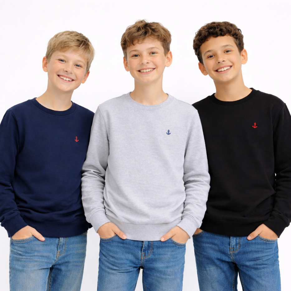 Blusa Moletom Infantil de Frio Manga Comprida Menino Inverno King&Joe