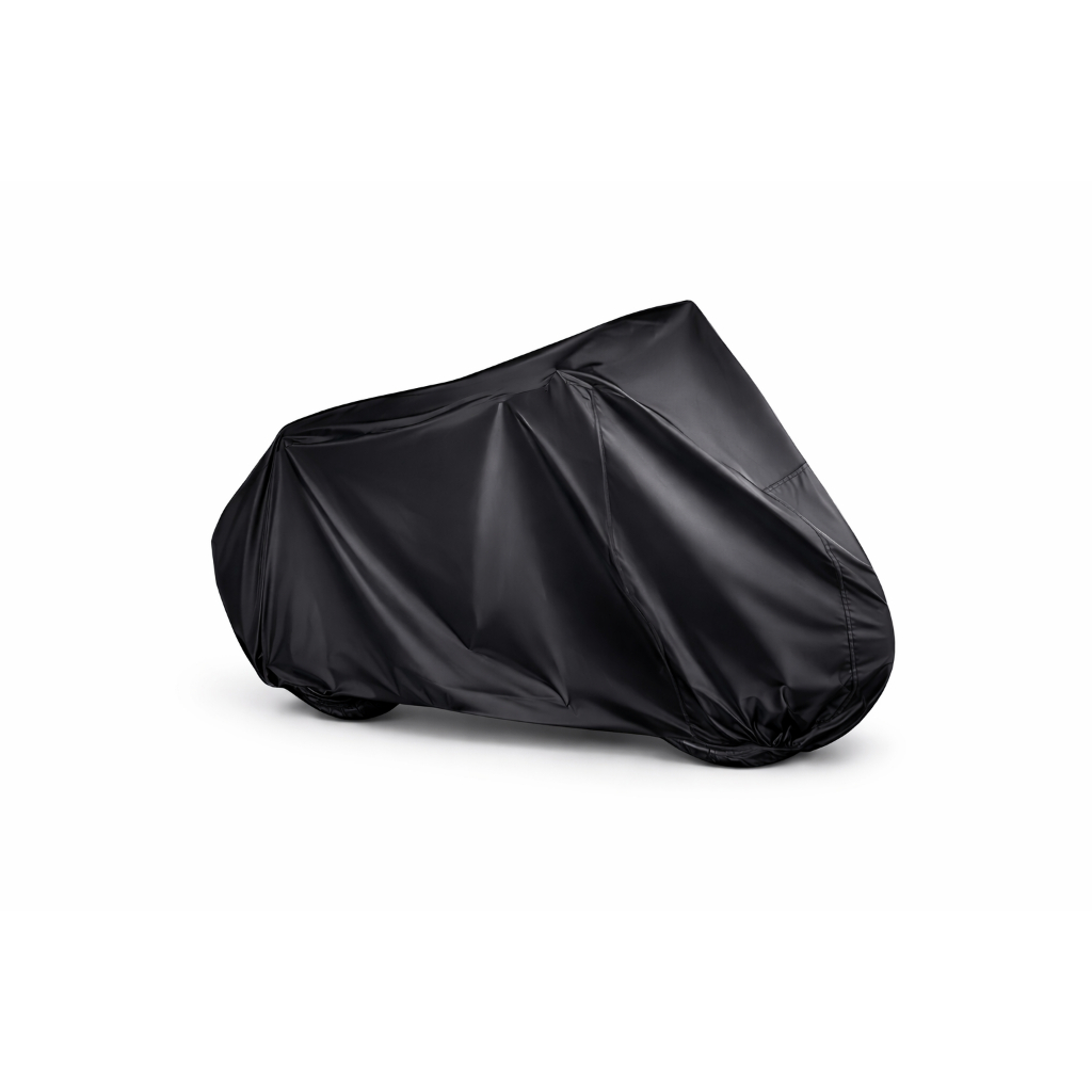 Capa De Cobrir Moto Em Couro Forrada Anti-Uv Anti-Risco Impermeável Protetora