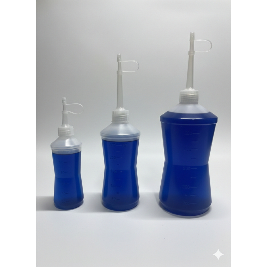 3 Frascos Almotolia Kit com 125ML, 250ML E 500ML - Uma Unidade de Cada