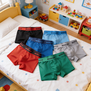 Kit de Cuecas Infantil Dry Fit Microfibra Respirável Conforto e Leveza para o Dia a Dia em Oferta na Shopee