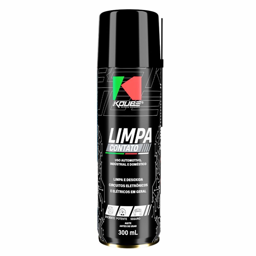 Spray Limpa Contato Elétrico Conector Eletrônico Uso Automotivo Koube - 300ml