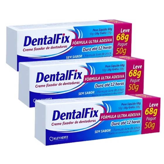 Dentalfix 68G Creme Fixador de Dentaduras S/sabor