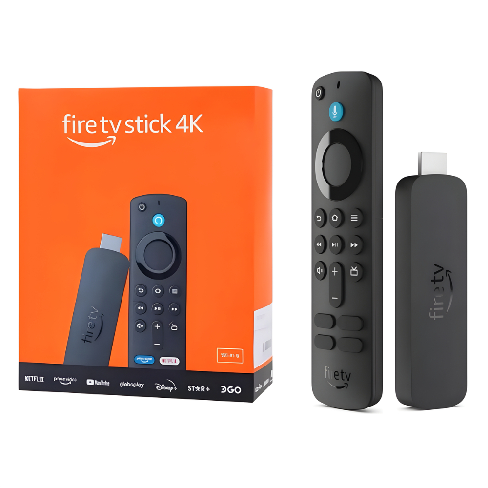 Fire TV Stick Amazon  4K Wi-Fi 6 8GB Alexa Controle Por Voz