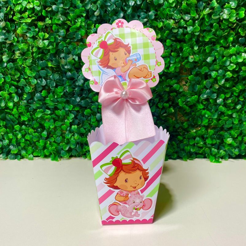 Centro de mesa cachepot Personalizadas MORANGUINHO BABY   para Decoração de Festas/ Lembrancinhas-/ festa infantil/