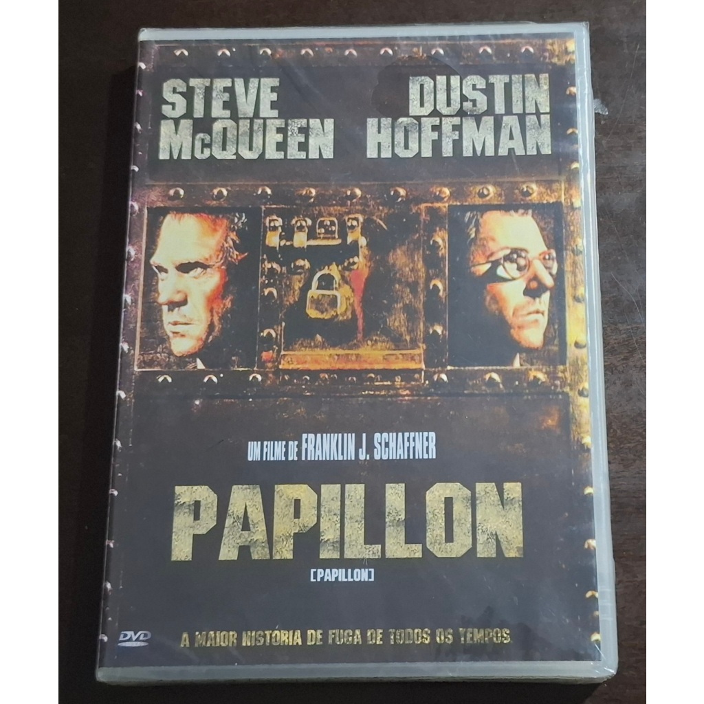 Papillon DVD Steve McQueen Dustin Hoffman Spectra Nova novo lacrado